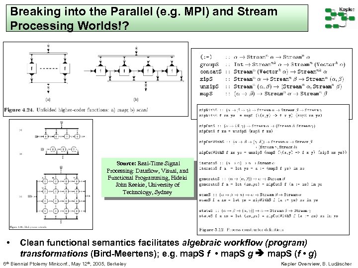 Breaking into the Parallel (e. g. MPI) and Stream Processing Worlds!? Source: Real-Time Signal