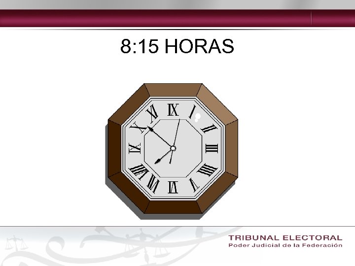 8: 15 HORAS 