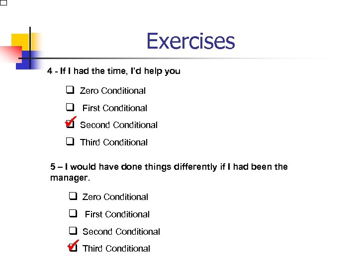 Exercises 4 - If I had the time, I’d help you q Zero Conditional