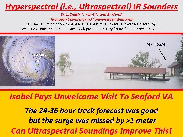 Hyperspectral (i. e. , Ultraspectral) IR Sounders Cirrus Cloud Boundaries from the Moisture Profile