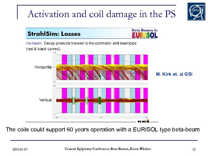Activation and coil damage in the PS M. Kirk et. al GSI The coils