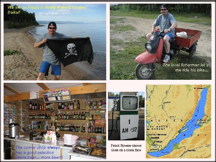 We are so happy to finally make it to Lake Baikal! The local fisherman