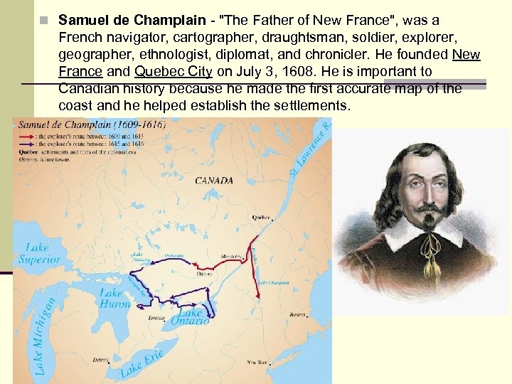 n Samuel de Champlain - 