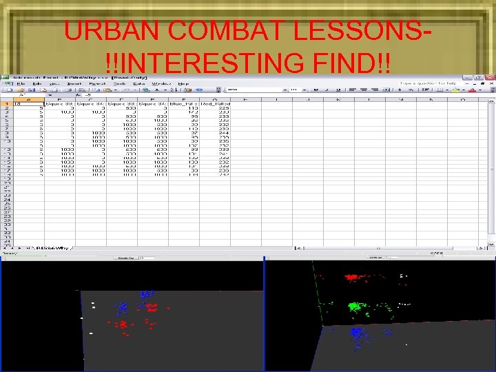 URBAN COMBAT LESSONS!!INTERESTING FIND!! 