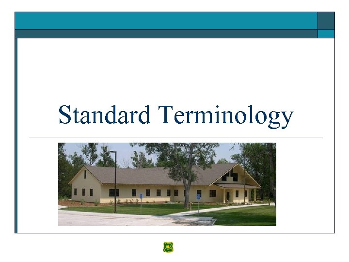 Standard Terminology 
