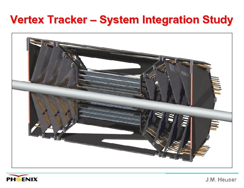 Vertex Tracker – System Integration Study J. M. Heuser 