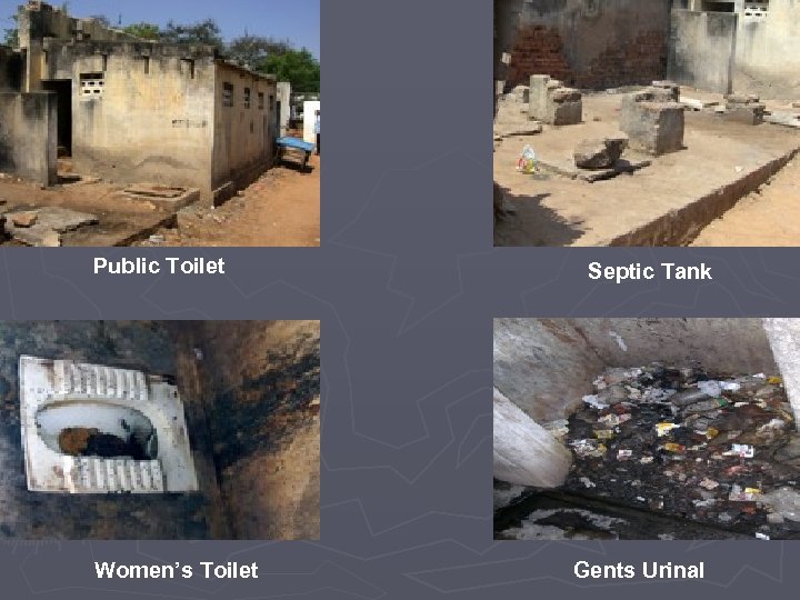 Public Toilet Women’s Toilet Septic Tank Gents Urinal 