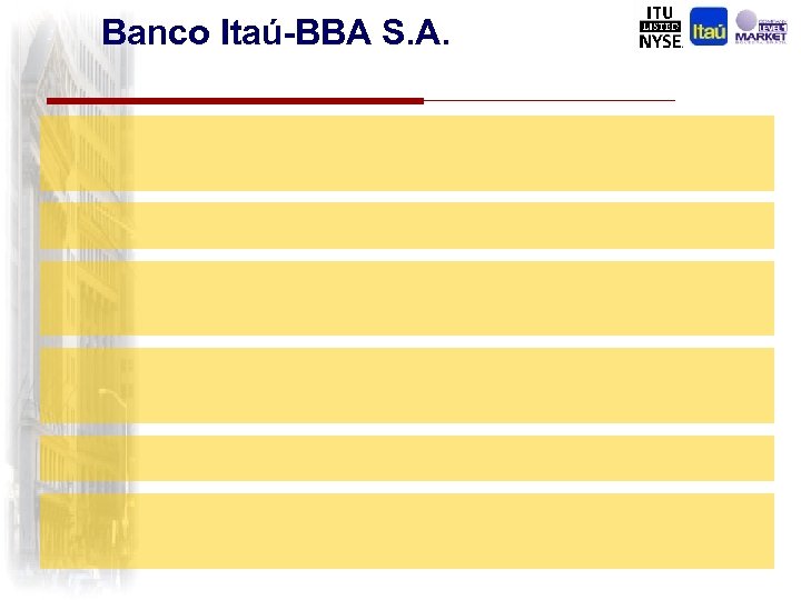 Banco Itaú-BBA S. A. 
