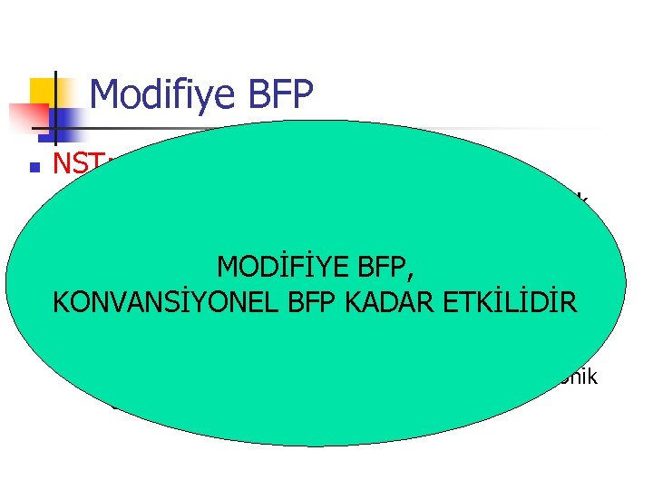 Modifiye BFP n NST; n ≥ 2 sayıda, ≥ 15 sn süren akselerasyon /
