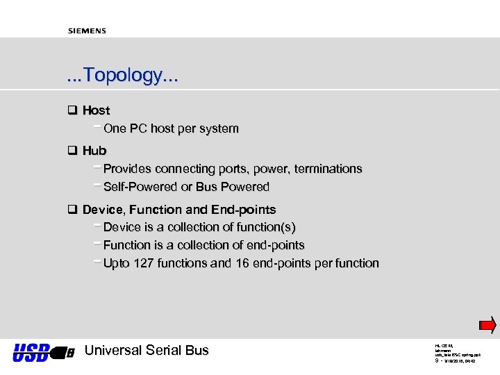 . . . Topology. . . q Host One PC host per system -