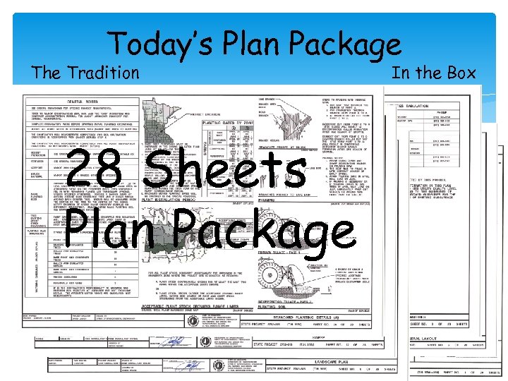 Today’s Plan Package The Tradition 28 Sheets Plan Package In the Box 