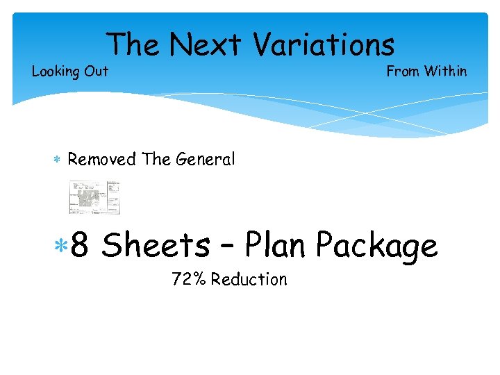 The Next Variations Looking Out From Within Removed The General 8 Sheets – Plan