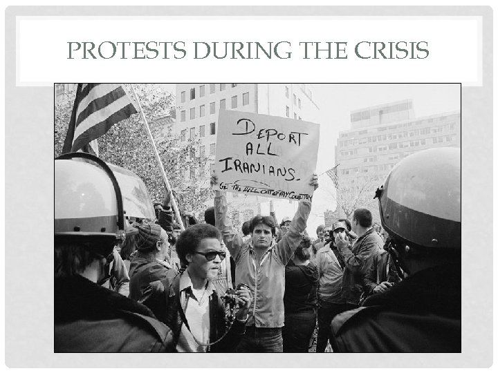 PROTESTS DURING THE CRISIS 