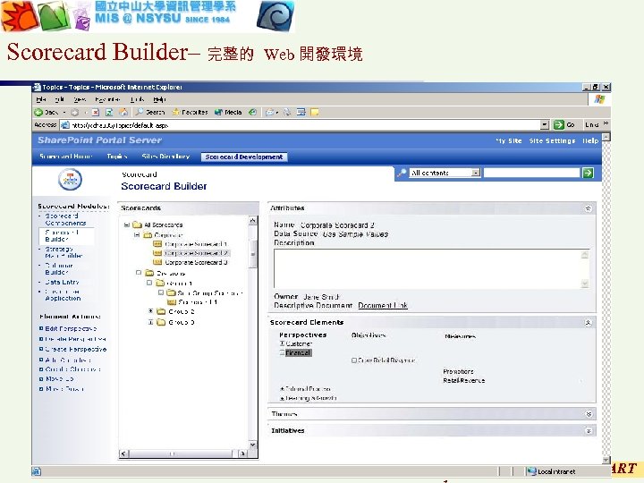 Scorecard Builder– 完整的 Web 開發環境 系統動力學理論與應用 PART 
