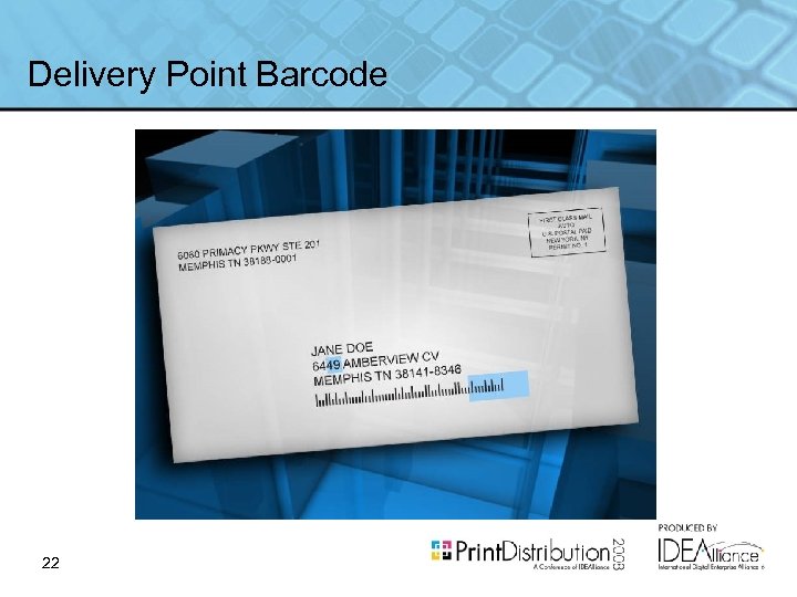 Delivery Point Barcode 22 