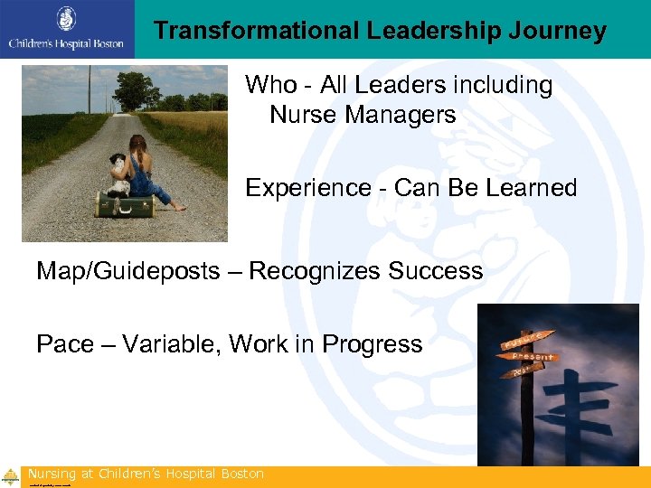 Transformational Leadership Journey Who - All Leaders including Nurse Managers Experience - Can Be