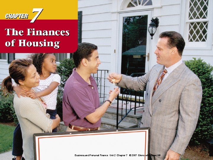 Business and Personal Finance Unit 2 Chapter 7 © 2007 Glencoe/Mc. Graw-Hill 0 