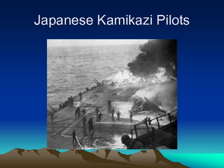 Japanese Kamikazi Pilots 