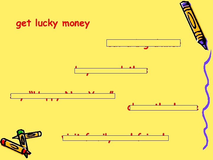 get lucky money eat a big dinner buy new clothes say “Happy New Year”