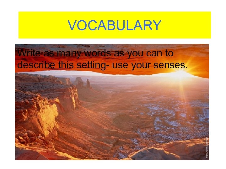 VOCABULARY Writeas many words as as you can to Write as many words you