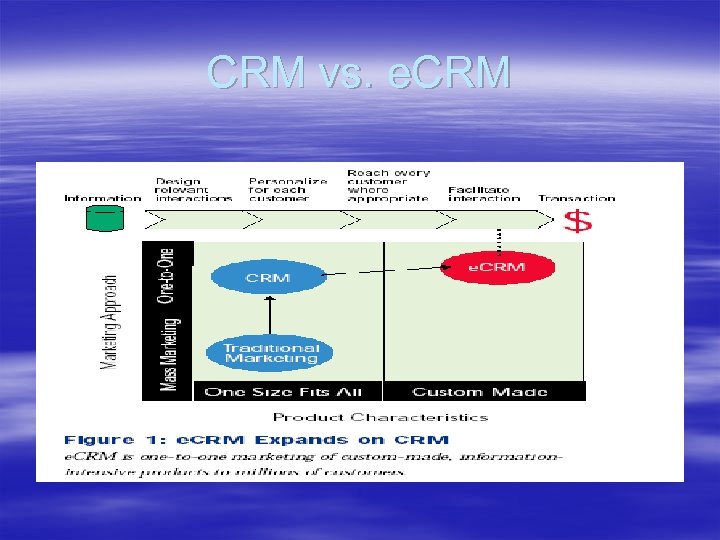 CRM vs. e. CRM 