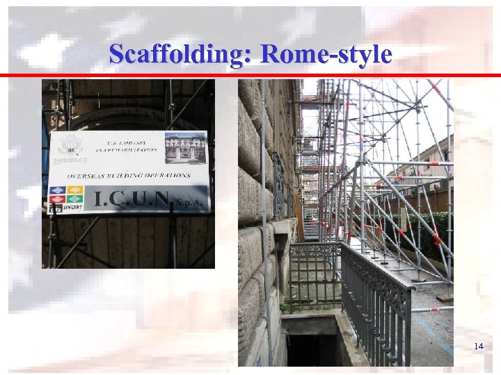 Scaffolding: Rome-style 14 