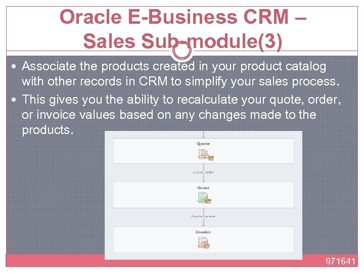 Oracle E-Business CRM – Sales Sub-module(3) Associate the products created in your product catalog