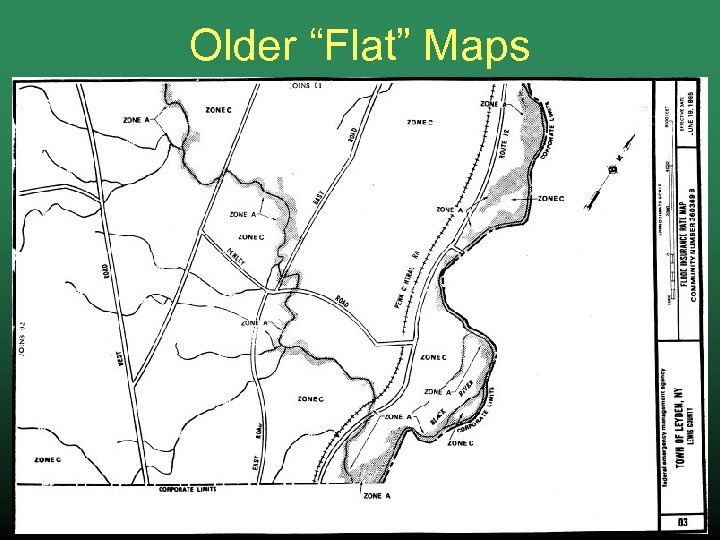 Older “Flat” Maps NYS Department of Environmental Conservation 