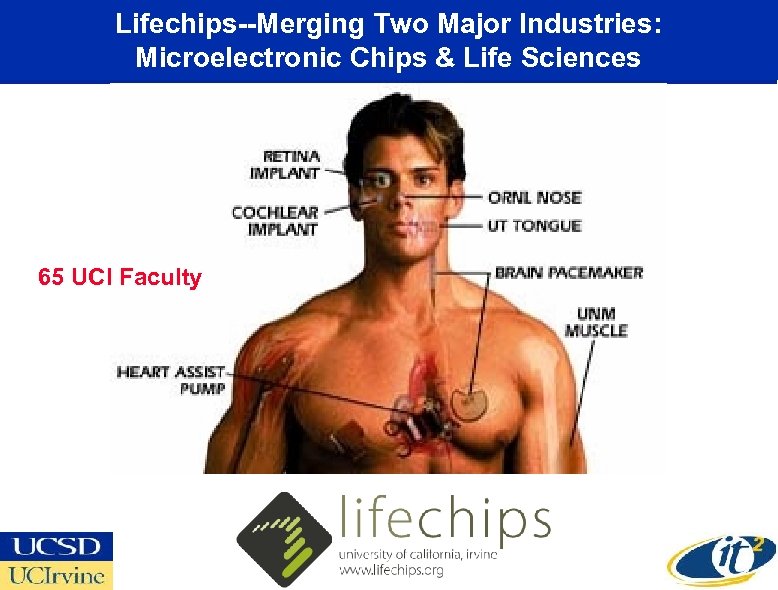 Lifechips--Merging Two Major Industries: Microelectronic Chips & Life Sciences Life. Chips: the merging of
