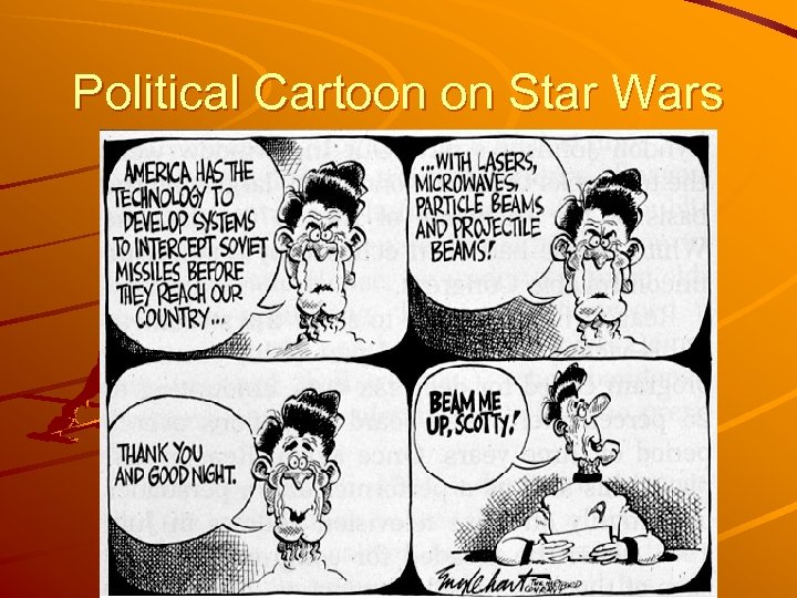 Political Cartoon on Star Wars 