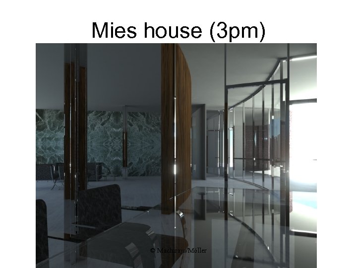Mies house (3 pm) © Machiraju/Möller 