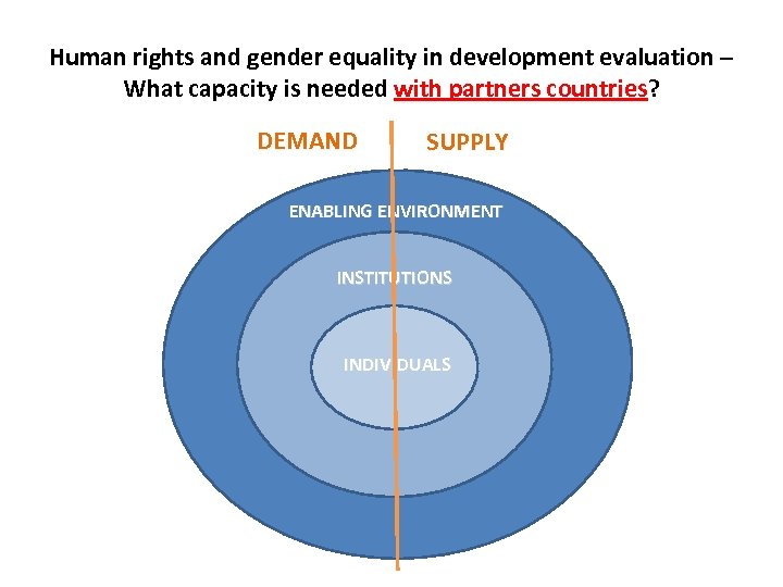 Human rights and gender equality in development evaluation – What capacity is needed with