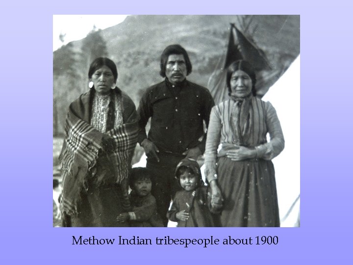 Methow Indian tribespeople about 1900 