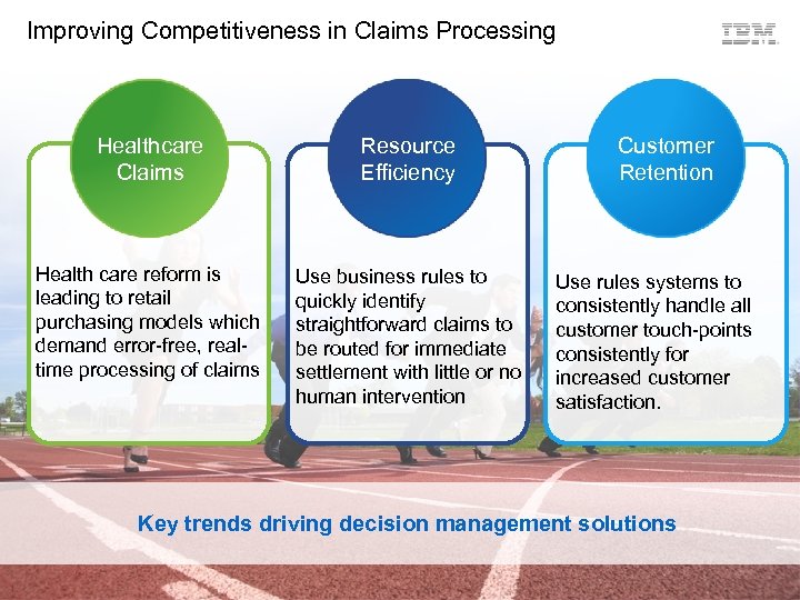 Improving Competitiveness in Claims Processing Healthcare Claims Resource Efficiency Health care reform is leading