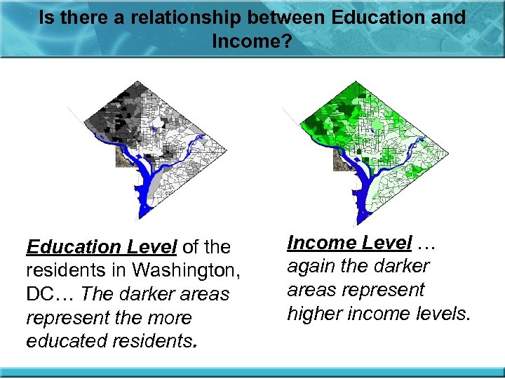 Is there a relationship between Education and Income? Education Level of the residents in