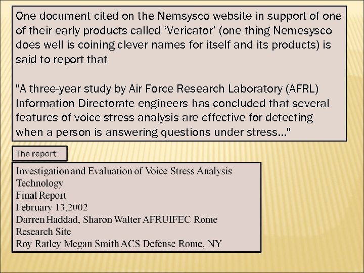 One document cited on the Nemsysco website in support of one of their early