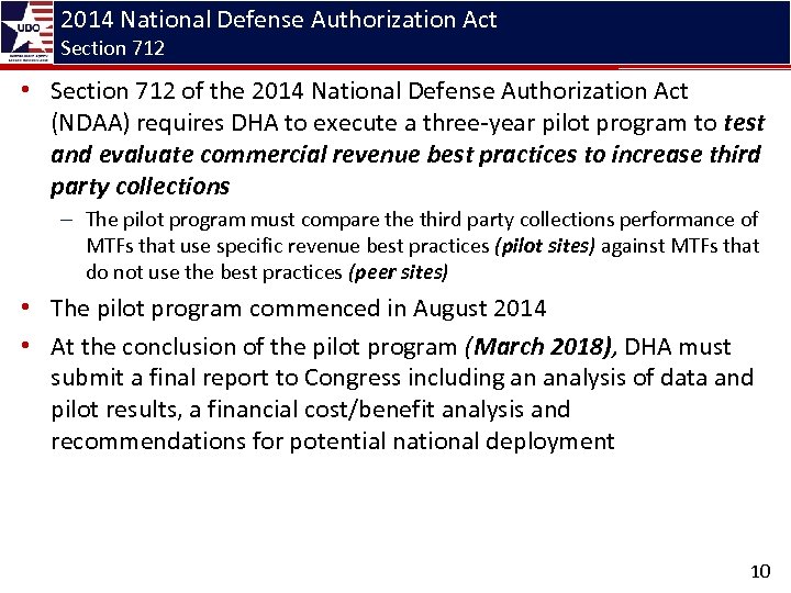 2014 National Defense Authorization Act Section 712 • Section 712 of the 2014 National