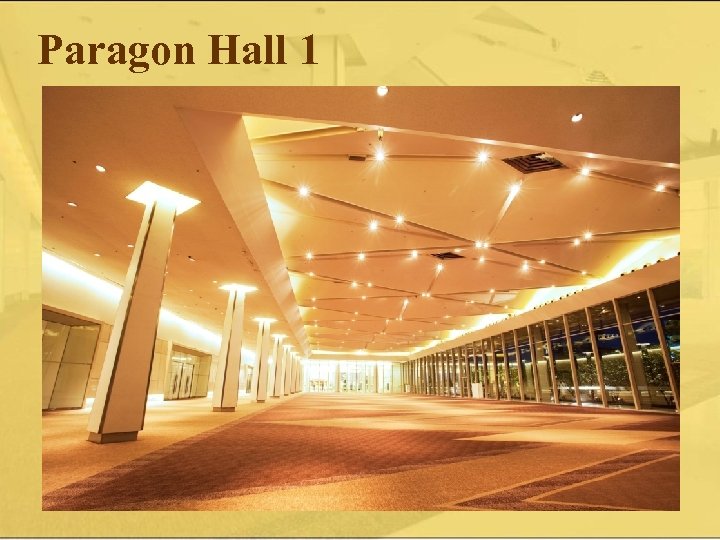 Paragon Hall 1 