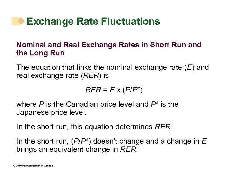 Exchange Rate Fluctuations Nominal and Real Exchange Rates in Short Run and the Long