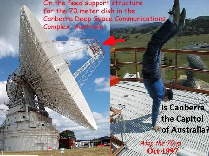 Is Canberra the Capitol of Australia? Oct 1997 