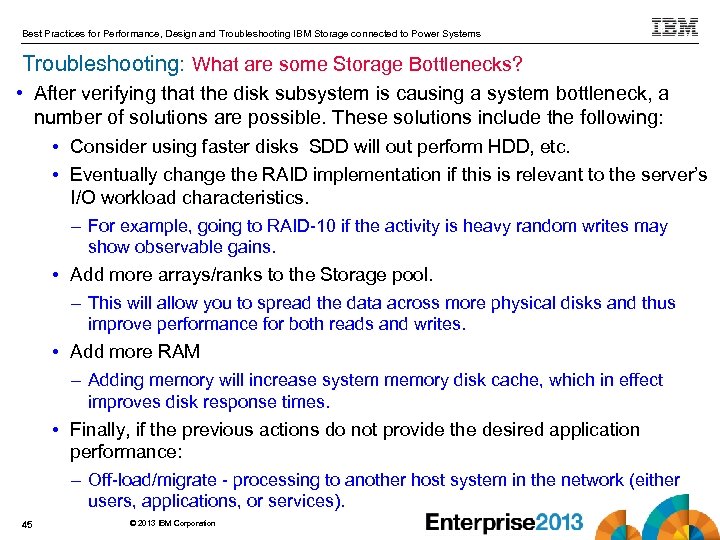 Best Practices for Performance, Design and Troubleshooting IBM Storage connected to Power Systems Troubleshooting: