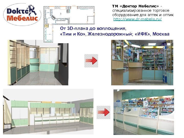 ТМ «Доктор Мебелис» специализированное торговое оборудование для аптек и оптик http: //www. dr-mebelis. ru/