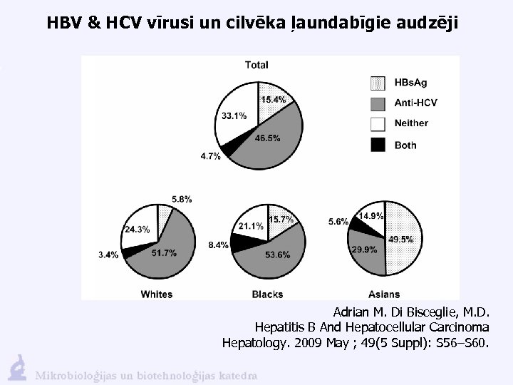 HBV & HCV vīrusi un cilvēka ļaundabīgie audzēji Adrian M. Di Bisceglie, M. D.