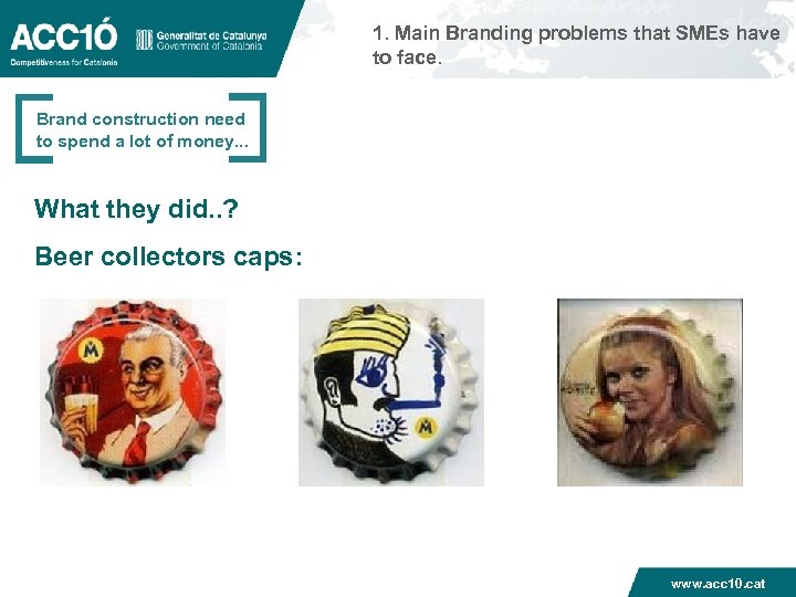 1. Main Branding problems that SMEs have to face. Brand construction need to spend