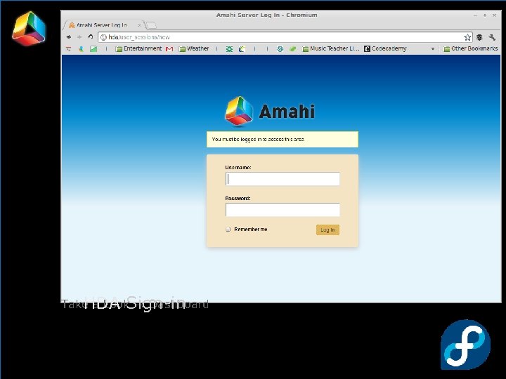 Installation Take a Look → Dashboard HDA Sign-in 