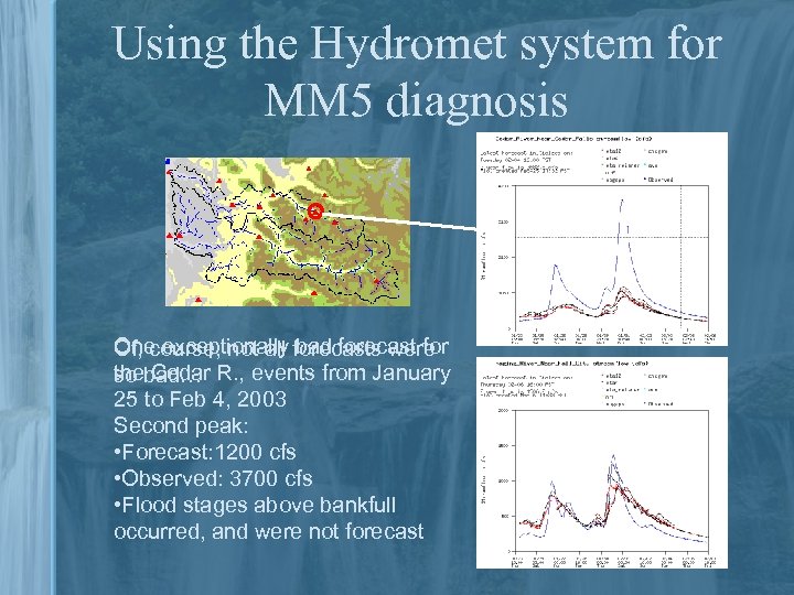 Using the Hydromet system for MM 5 diagnosis One exceptionally forecasts were Of, course,