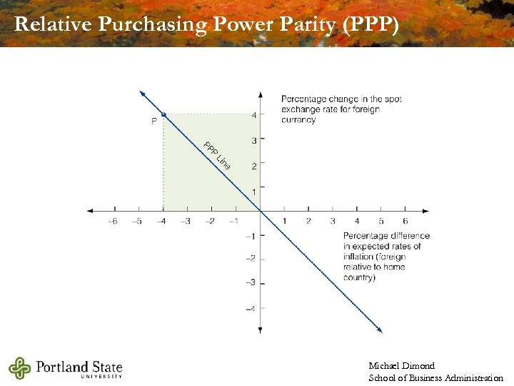 Relative Purchasing Power Parity (PPP) Michael Dimond School of Business Administration 