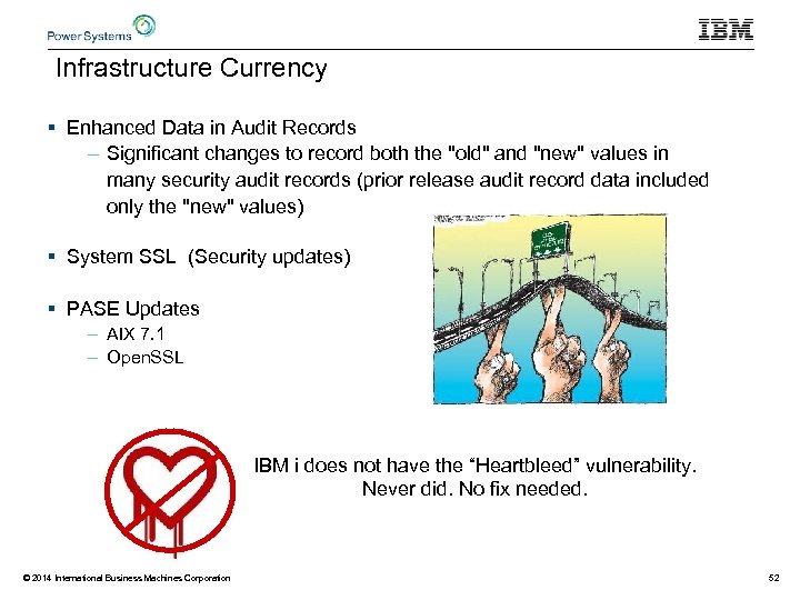 Infrastructure Currency § Enhanced Data in Audit Records – Significant changes to record both