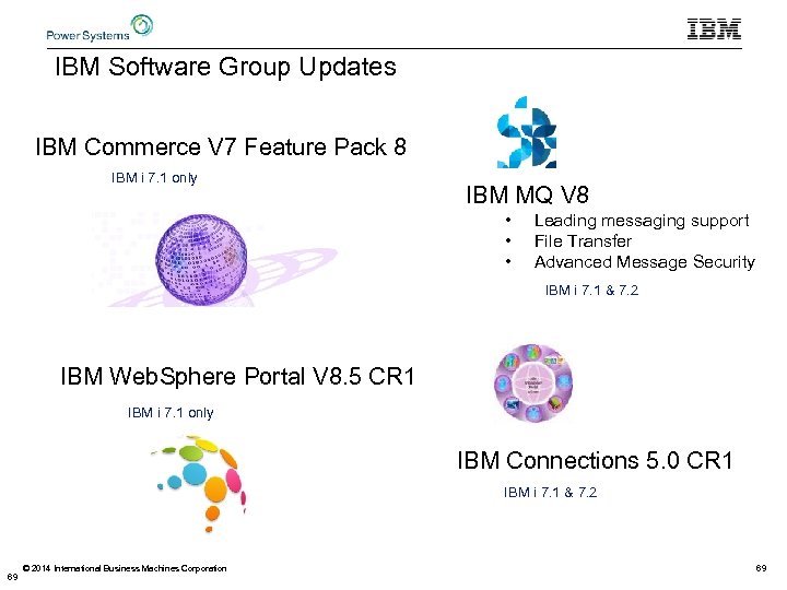 IBM Software Group Updates IBM Commerce V 7 Feature Pack 8 IBM i 7.
