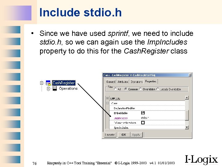 Include stdio. h • Since we have used sprintf, we need to include stdio.